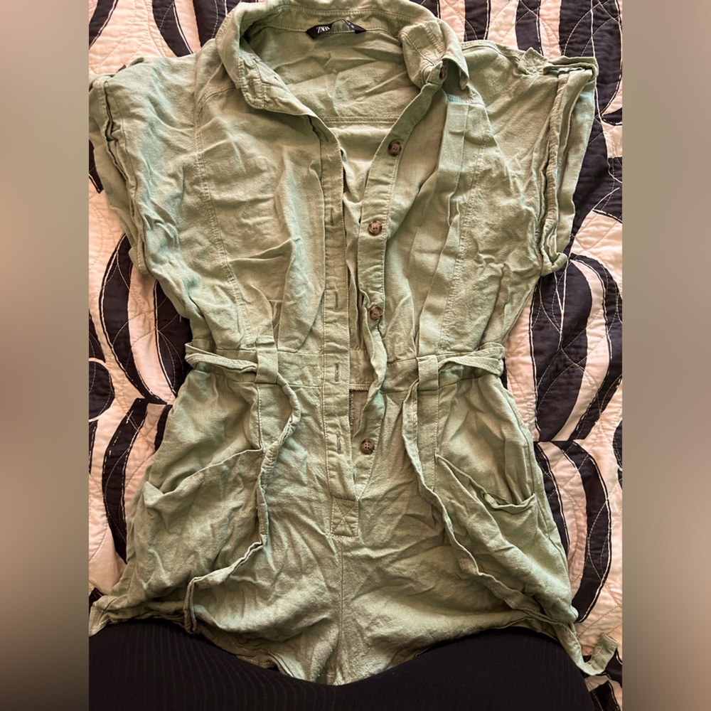 Zara Linen Romper